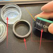 Professional Billiard Cue Tip Anti-Slip Pad, Enhanced Grip, Durable, Cue Stick Anti-Slip, Hard To Fall Off, Integrated Front-End Wiper, Includes Portable Protective Case And Shock-Absorbing Foam - Multicolor - View 13