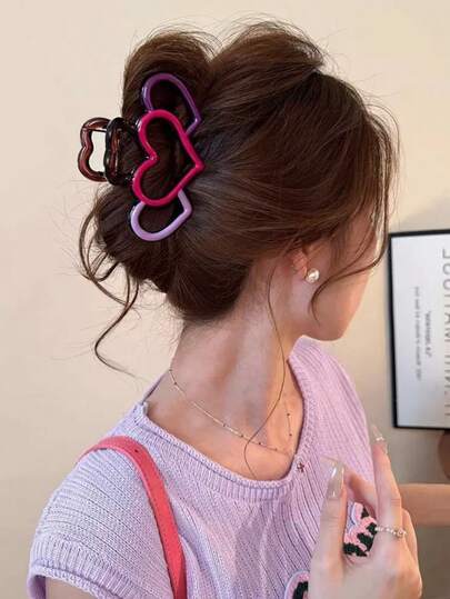 Pinza de pelo con forma de tiburón, diseño elegante y de alta gama de 2025, accesorio de moda para el cabello grueso