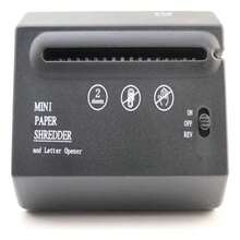 Trituradora De Papel Eléctrica Mini Usb A6 - Negro - Ver 7