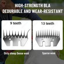 Trasquiladora Rasuradora Para Borrego Ovejas Y Caballo Rojo - Rojo - Ver 4