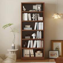 Librero De Madera 6 Niveles 180 Cm Color Natural - Marrón - Ver 6