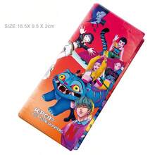 Mattel KPOP 女巫猎人动漫明星形象周边，三折长款 PU 皮革钱包 - 彩色 - 查看 16