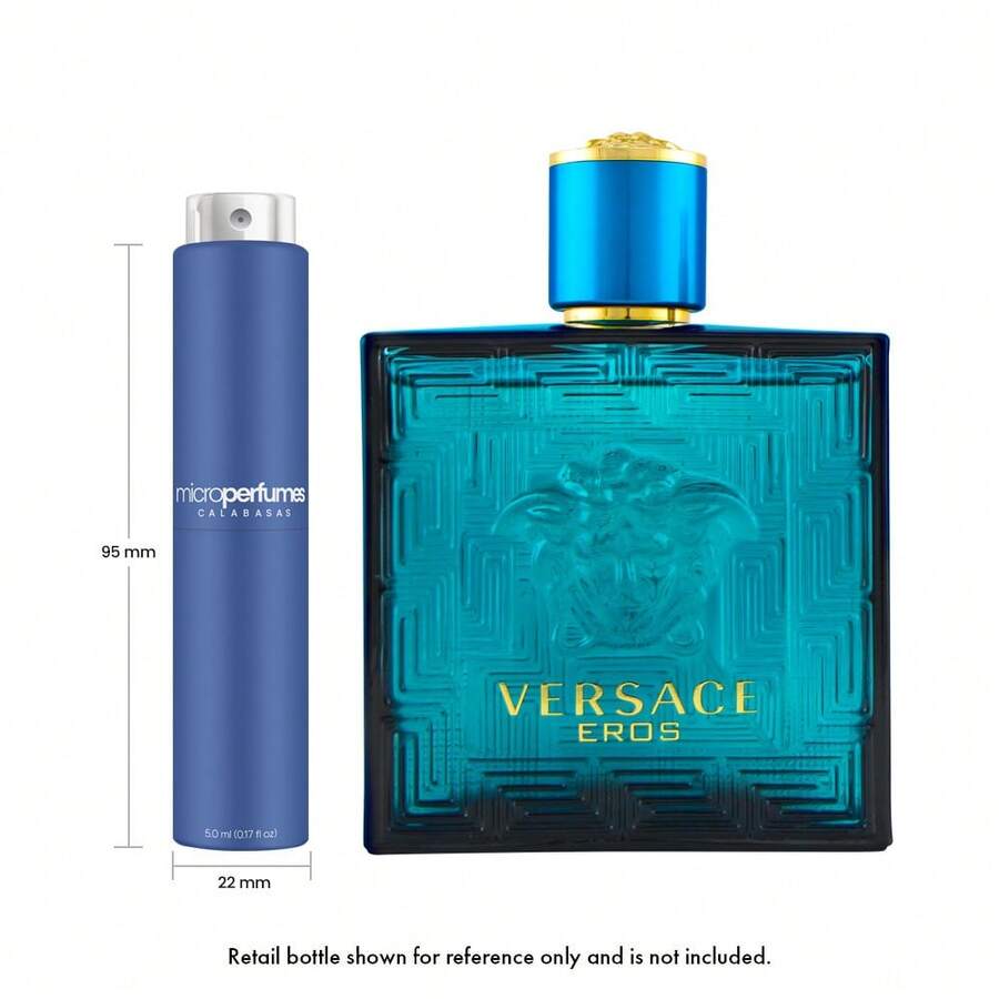 Versace Eros EDP - 5ml Travel Spray, Men's Cologne, Bold Mint Vanilla, Long-Lasting - 清新香調 - 查看 1