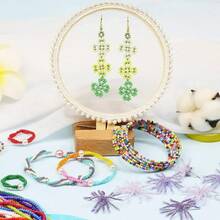 1包450克2毫米/3毫米彩色玻璃珠,适用于珠宝制作、DIY串珠、散珠配件、服装辅料、DIY手工工艺材料 - diy - 查看 7