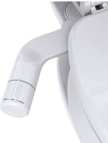 1个冷水可拆卸式马桶喷头 - 可拆卸 - 节省空间（双可伸缩喷嘴） - 白色 - 查看 15