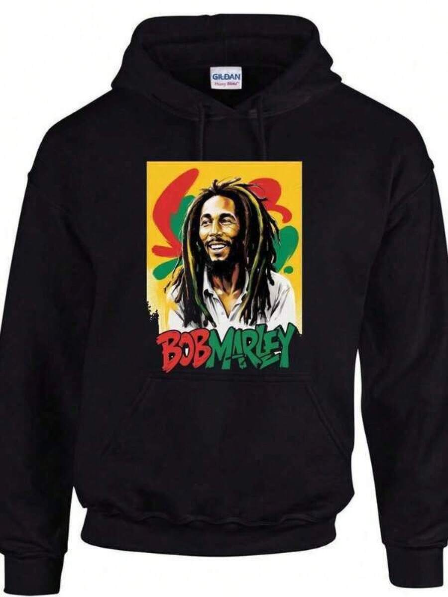 Men Outdoor Hoodies & Sweatshirts - Black - View 1