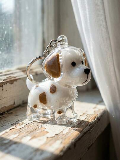 1pc Dog Commemorative Pendant Keychain A Storage Box For Dog Hair, Collect Dog Hair As A Souvenir The Perfect Memorial Gift For Dog Lovers, A Heartfelt Present For Owners To Preserve The Memory Of Their Departed Pets.