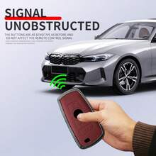 BMW F20/F30/G20/F31/F34/F10/G30/F11/X3/F25/X4/I3/M3/M4 Series 1, 3, 5 Alloy Style Car Key Fob Cover - Multicolor - View 6