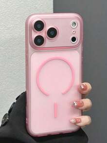 Matte Semi-Transparent Magnetic Phone Case, Compatible With IPhone 17 Pro Max, 15, 17, 16 Pro, 16, 12, 13, 15 Pro Max, 14, 15, 16 Plus, 17 Air, Minimalist Design, Shock-Proof And Drop-Resistant Soft Case - 款式1(1件) - 查看 2