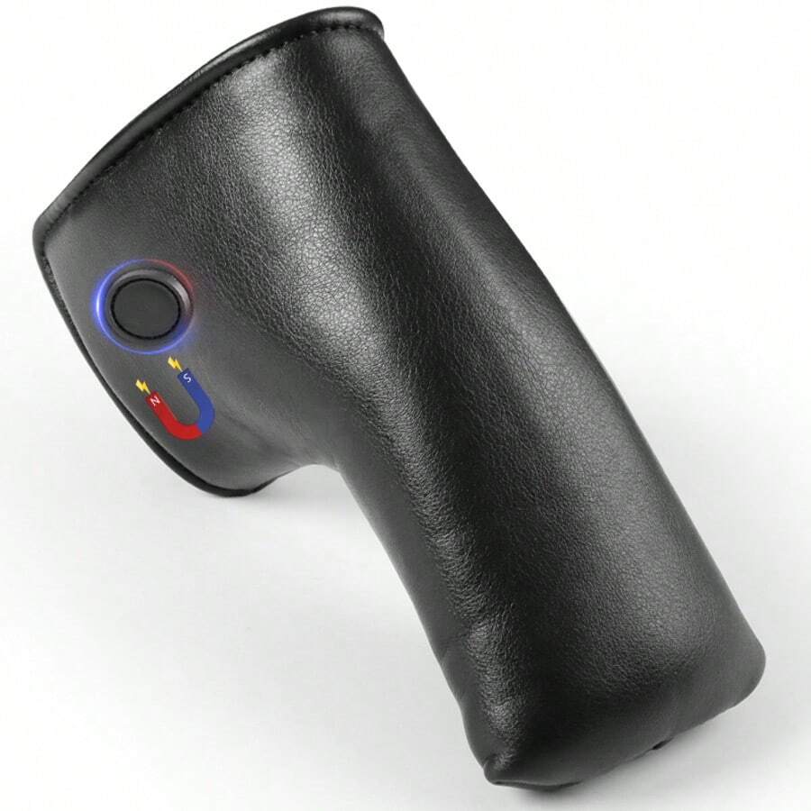 Bao bọc gậy golf từ tính FINGER TEN (1 chiếc), chất liệu da PU màu đen, có khóa từ tính chắc chắn và giá đỡ bóng từ tính tích hợp, giúp bảo vệ tối ưu và dễ dàng sử dụng. - màu đen - Xem 1