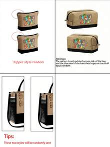 Túi xách đi biển dành cho nữ, in dòng chữ "Sailing Life" và họa tiết cây cọ, túi xách dung tích lớn với 2 ngăn đựng mỹ phẩm, điểm xuyết các yếu tố cá heo, sao, vỏ sò, thích hợp cho du lịch, cuộc sống biển, du thuyền, kỳ nghỉ biển, quà tặng sinh nhật cá nhân hóa cho bạn bè và người thân. - Nhiều màu - Xem 11