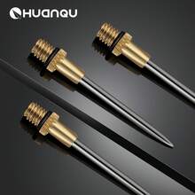 HUANQU 6 Stücke 40mm Kupfer Dartspitzen Ersatz, universelle langanhaltend Präzisions-Dart-Zubehörteile Ersatzteile - Verschiedenfarbig - Übersicht 8
