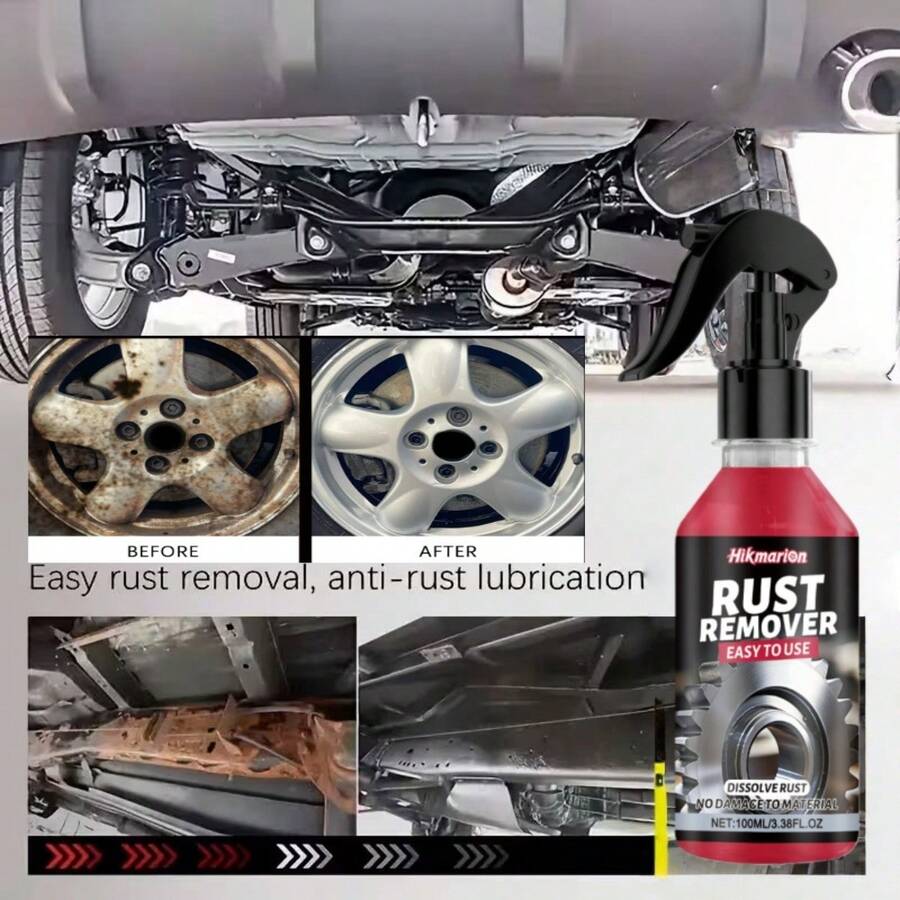 Hikmarion Rust Remover Spray, Metal Rust Removal, Degreasing, Polishing ...