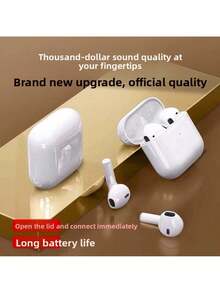 High-End Pro4 Fourth Generation 5.3 Wireless Sports Earphones Pro5 Sports Earphones PRO6 509K - PRO4 Trắng (Hall) - Xem 8