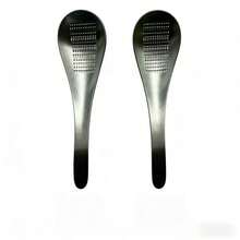 1pc Stainless Steel Ginger Grater, Garlic Crusher, Lemon Zester, Ergonomic Manual Kitchen Masher, Suitable For Fresh Spices, Restaurant Kitchen Tools, Food Trucks - Silver - View 8