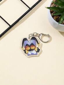 1个亚克力可爱卡通大眼萌系动漫主题钥匙扣挂件，背包装饰/包包配件/书包配件/钱包挂件/送朋友的礼物