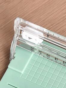 A4 Paper Cutter Portable Plastic Paper Cutter, Mini Photo Cutting Tool, Manual Desktop Sliding Paper Cutter Blade, Back To School, School Supplies