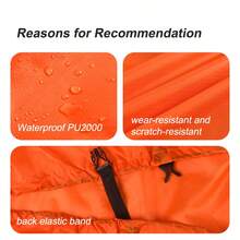 Naturehike 1pc Backpack Rain Cover, Fits 20-75L, Suitable As Birthday/Holiday Gift For Boyfriend, Family - Multicolor - View 3