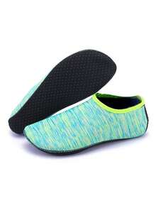 1双美人鱼鳞片印花水鞋，速干防滑，套穿式水袜，适合沙滩游泳、冲浪、潜水。 - 彩色 - 查看 27