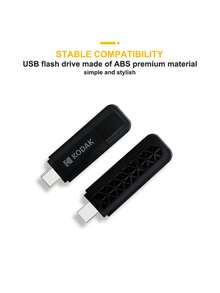 Kodak K143D Dual-Use USB Flash Drive 3.2 Gen 2 Type-C High Speed 64GB 128GB For Mobile Phones And Computers