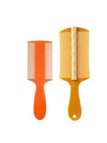 4pcs Professional Lice & Flea Removal Comb Set, Dense Teeth Comb Set, Dandruff Removing Comb Set, Hair Lice Removal Comb Set ,Hair Styling Kit Hair Accessories