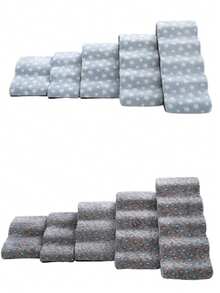 1pc Cartoon Pet Stairs, 2/3/4/5 Tiers High Rebound Foam Climbing Ladder, Suitable For Elderly Or Disabled Pets To Access Sofa And Bed, Non-Slip And Machine Washable - Multicolor - View 8