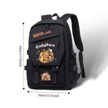 Water Vole Cute Backpack Set, Large Capacity Multi-Piece Backpack & Crossbody Bag & Clutch With Laptop Compartment, Simple Casual Multipurpose Backpack Wallet, Solid Color Nylon Student Backpack With Adjustable Straps, Multiple Pockets, Zipper Closure, Back To School Essential, Valentine's Day Gift - Multicolor - View 12