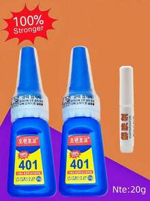 20克优质美甲胶水 - 超快干胶，适用于假指甲、按压式美甲、美甲贴纸、美甲水钻、DIY项目（家居装饰及工艺品）、塑料、金属、陶瓷、玻璃、木材、石材 | 耐热，也可用于鞋包修补 - 401美甲膠 - 查看 10