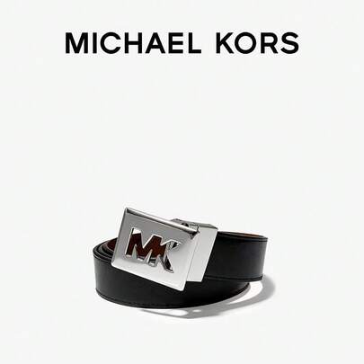  Michael Kors 男士腰带，百搭设计，是假日出行的完美之选，时尚配饰，可搭配任何服饰，是送给他的理想礼物，经典与现代兼具的男士时尚腰带