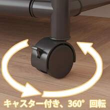 おしゃれ ハンガーラック 収納付き 洋服収納ラック キャスター付き 挂衣架立式 フック6個付き 服掛け 棚付き スリム コンパクト 衣帽架 服収納ハンガー 多機能 clothes rack コート掛け 【メタ鋼管 頑丈 耐荷重30kg】【幅60cm 奥行き36cm 高さ173cm 】【大容量】【組立簡単 】【倒れない 】リビングルーム/寝室/ベランダ - ホワイト - チェックする 5