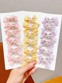 6 chiếc kẹp tóc hình bướm cho trẻ em, thiết kế mới năm 2026, kẹp tóc mái phía trước cho bé gái, phụ kiện tóc công chúa ngọt ngào cho bé, trang trí tóc dễ thương và xinh xắn. - Nhiều màu - Xem 5