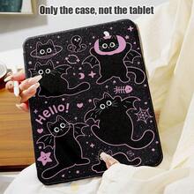Cat 1pc Flip Cover Desk Protector Case With Pen Slot, 720 Degree Rotating Stand, PU Leather Case With Auto Sleep/Wake Function, Compatible With Honor Pad 8/9/10, Honor GT 11.5inch/X7/X8A/X9/X8Pro/X9Pro/V9/V8 Pro, Matepad 11 Inch 2023/2022 Model, Matepad 11.5 (2026) And More - Multicolor - View 5