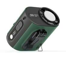 1个二合一颈挂式/腰挂式高速散热风扇，带LED显示屏和照明灯，可独立放置于桌面，便携式设计，适用于户外露营/徒步/工作，尤其适合夜间工作，包含挂绳和充电线。 - 彩色 - 查看 11