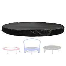 ASDF-Genérico Funda para Mini trampolín 92 97 102 cm Funda Impermeable y Antipolvo para trampolín con protección UV Accesorios para Trampolines no es una Cubierta de Resorte - negro - Ver 4