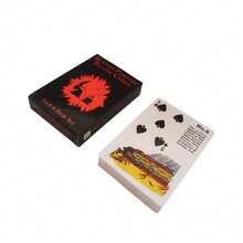 54张塔罗牌，扑克牌风格塔罗牌，异域风情，魔术牌，休闲卡牌游戏 - 黑色 - 查看 6