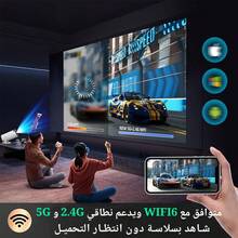 New Smart Ultra-High-Definition Projector For Home And Bedroom, Ultra-High-Definition Wall Projection, Mini High-Definition Home Theater, Compatible With Computer Monitors And Mobile Phones, Suitable For Exercise, Office, Outdoor Camping, Classrooms, Online Training Courses, Living Room, Dormitory, Mini 4K Projector, Perfect Gift For Valentine's Day, Christmas, Father's Day, Mother's Day, And For Couples. - View 6