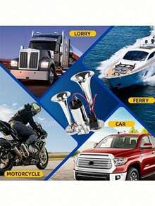 双管一体式摩托车喇叭，双管一体式气螺喇叭，12V/24V汽车喇叭，摩托车及汽车改装喇叭，一体式双管气泵喇叭 - A - 查看 6