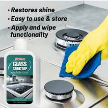 [2026 New] 1PC Glass Stove Cleaner & Polish - Non-Scratch, Stubborn Stain & Heavy Grease Remover For Kitchen Surfaces - Nước lau kính bếp - Xem 7