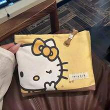 Sanrio 官方授权三丽鸥Hello Kitty大容量旅行化妆包 - 可爱日系动漫卡通便携手提包 - 送给少女和女性的完美生日/节日礼物 - 网红风美妆收纳包 - 耐用防水面料 - 多功能百搭，适合学校、办公室、日常旅行 - 必备收藏品 - 可爱文化配饰 - 彩色 - 查看 6