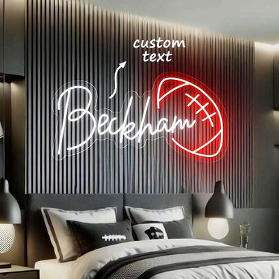 Customizable Dimmable USB Neon Light Wall Decor Neon Sign Personalized Neon Light Bedroom Decor Wedding Birthday Party Christmas Valentine's Day Gift