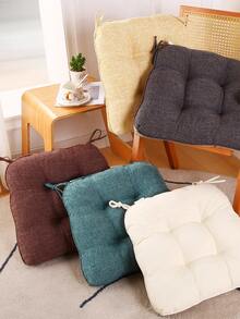 1pc Thick Non-Slip Webbing, Suitable For Binding Chair Cushions, Dining Chair Pads, Seat Cushions, And Warm Seat Pads For Autumn/Winter - Beige - View 5