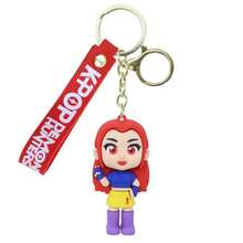 Mattel 1个女巫猎人钥匙扣，PVC材质钥匙圈，防丢钥匙链，DIY背包挂件 - 彩色 - 查看 8