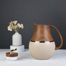 1000毫升热饮咖啡壶，粉色玻璃内胆保温壶，保温长达12小时，双层保温瓶，适用于盛装热咖啡、果汁和茶。 - 彩色 - 查看 9