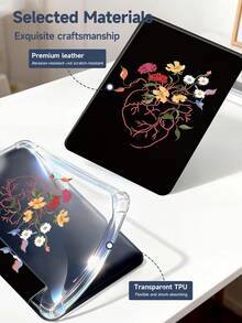 这款线条爱心图案平板电脑保护套兼容 iPad Air 11 英寸 M3 2025 / M2 2024、iPad Air 第五代 2022、iPad (A16) 11 英寸第十一代 2025，也兼容三星 Galaxy Tab 和 Kindle Paperwhite 第十二代 2024。透明背壳，时尚图案保护套，具备自动休眠/唤醒功能和气囊保护，适合作为礼物或办公用品。 - 彩色 - 查看 11