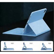 TenYide 书本式平板电脑保护套，键盘皮套，迷你蓝牙键盘+平板电脑保护套，防摔/防震/防尘/防指纹，键盘保护套兼容iPad 5/6/7/8/9/10代、Pro 11、Air 1/2/3/4/5/6，保护套包含可拆卸无线键盘、电池和保护盖，也适用于三星Galaxy Tab系列/华为MatePad系列/荣耀Pad系列/小米Pad系列/联想Tab系列。 - 彩色 - 查看 4