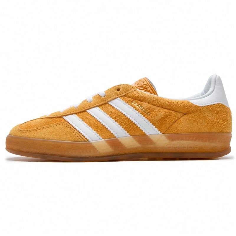 Adidas GAZELLE INDOOR W Women Shoes Sneakers Casual Shoes HQ8716 - Special Fabric Colors (see Sample) / White / Gold - View 1