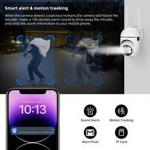 1/2/4pcs 2.4G WiFi Smart Home Security Camera, Wireless Video Monitoring Network Camera, Indoor Security Surveillance, Home Wireless Tracking Alarm Pan-Tilt, Two-Way Audio, Auto Tracking, Night Vision, Mobile Intercom, USB Power, Ideal Choice For Home Security - White - View 10