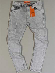 Men's Skinny Fitted Jeans With Elastane - Comfortable And Casual - JO-003 - 查看 7