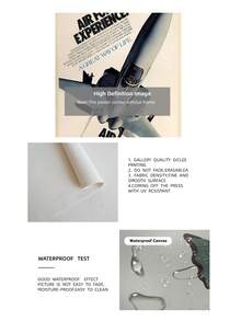 1pc Frameless Vintage Fighter Poster - F-15 Eagle Fighter Art Print, Retro Military Aviation Wall Decor For Bedroom Dorm Home Office Classroom, Aviation Lover Gift & Best Gift Choice - Multicolor - View 9