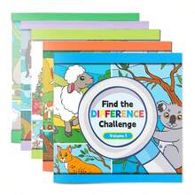 Spot The Differences Activity Book – Picture Compare Puzzles, Cute Scenes, Builds Observation, Focus And Visual Thinking, Easy Pages For Everyday Practice - Find the Difference Challenge - View 4